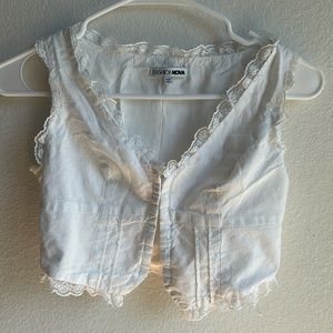 Fashion Nova White Lace Top
